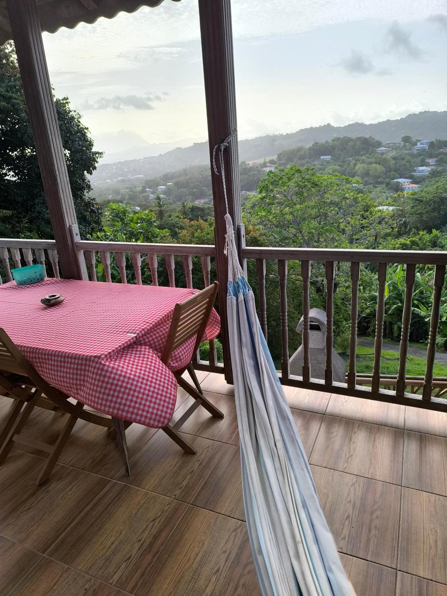 Studio Brazilia Bois Et Nature, Terrasse Avec Vue Sur Les Pitons Le Robert Luaran gambar